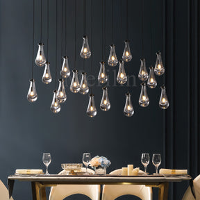 Modern Raindrop Chandelier Round / Rectangle For Living Room Dining Room