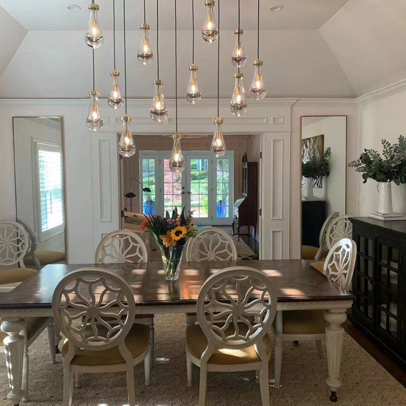 Modern Raindrop Chandelier Round / Rectangle For Living Room Dining Room