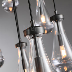 Modern Raindrop Chandelier Round / Rectangle For Living Room Dining Room