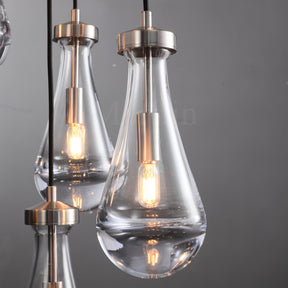 Modern Raindrop Chandelier Round / Rectangle For Living Room Dining Room