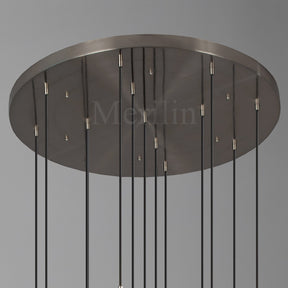 Modern Raindrop Chandelier Round / Rectangle For Living Room Dining Room