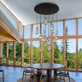 Modern Raindrop Chandelier Round / Rectangle For Living Room Dining Room