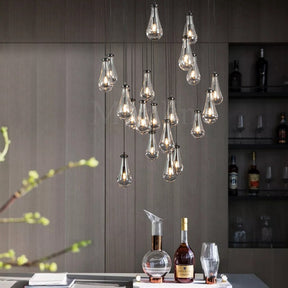 Modern Raindrop Chandelier Round / Rectangle For Living Room Dining Room