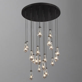 Modern Raindrop Chandelier Round / Rectangle For Living Room Dining Room