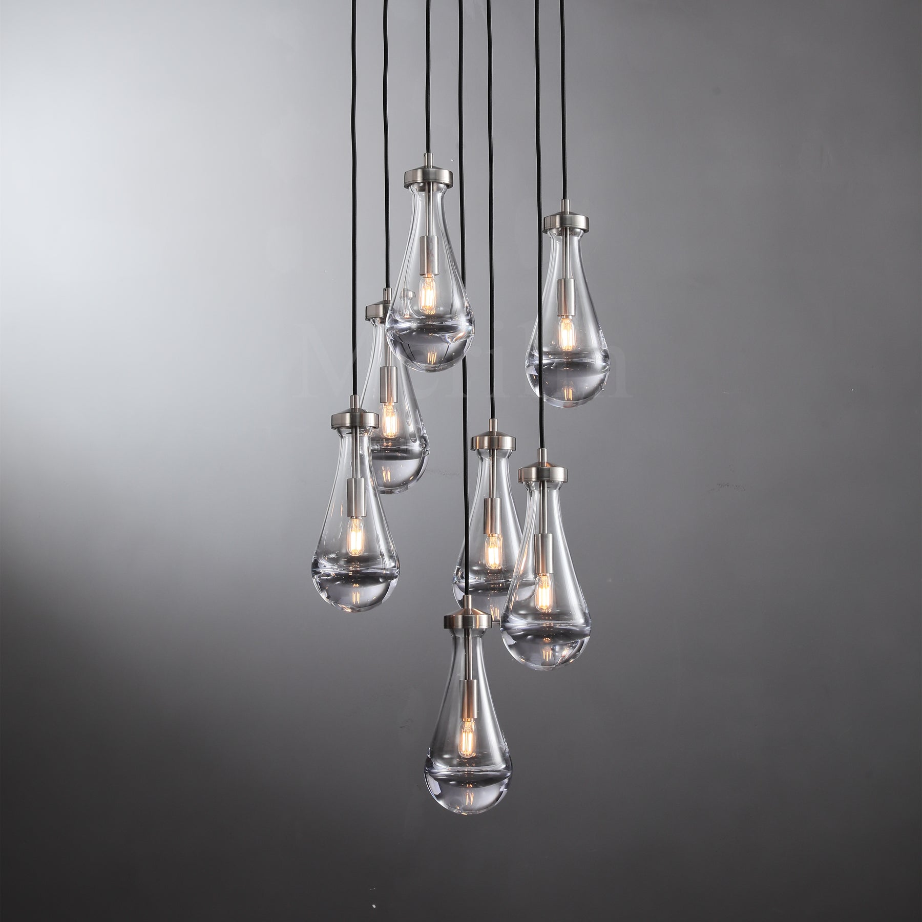 Modern Raindrop Chandelier Round / Rectangle For Living Room Dining Room