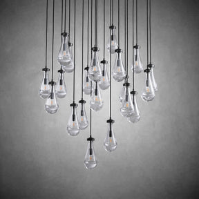 Modern Raindrop Chandelier Round / Rectangle For Living Room Dining Room