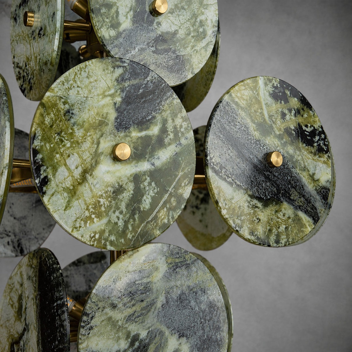 Modern Sculptural Luxury stone Cluster Chandelier