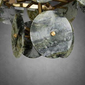 Modern Sculptural Luxury stone Cluster Chandelier