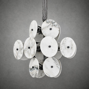Modern Sculptural Luxury stone Cluster Chandelier