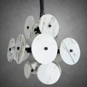 Modern Sculptural Luxury stone Cluster Chandelier