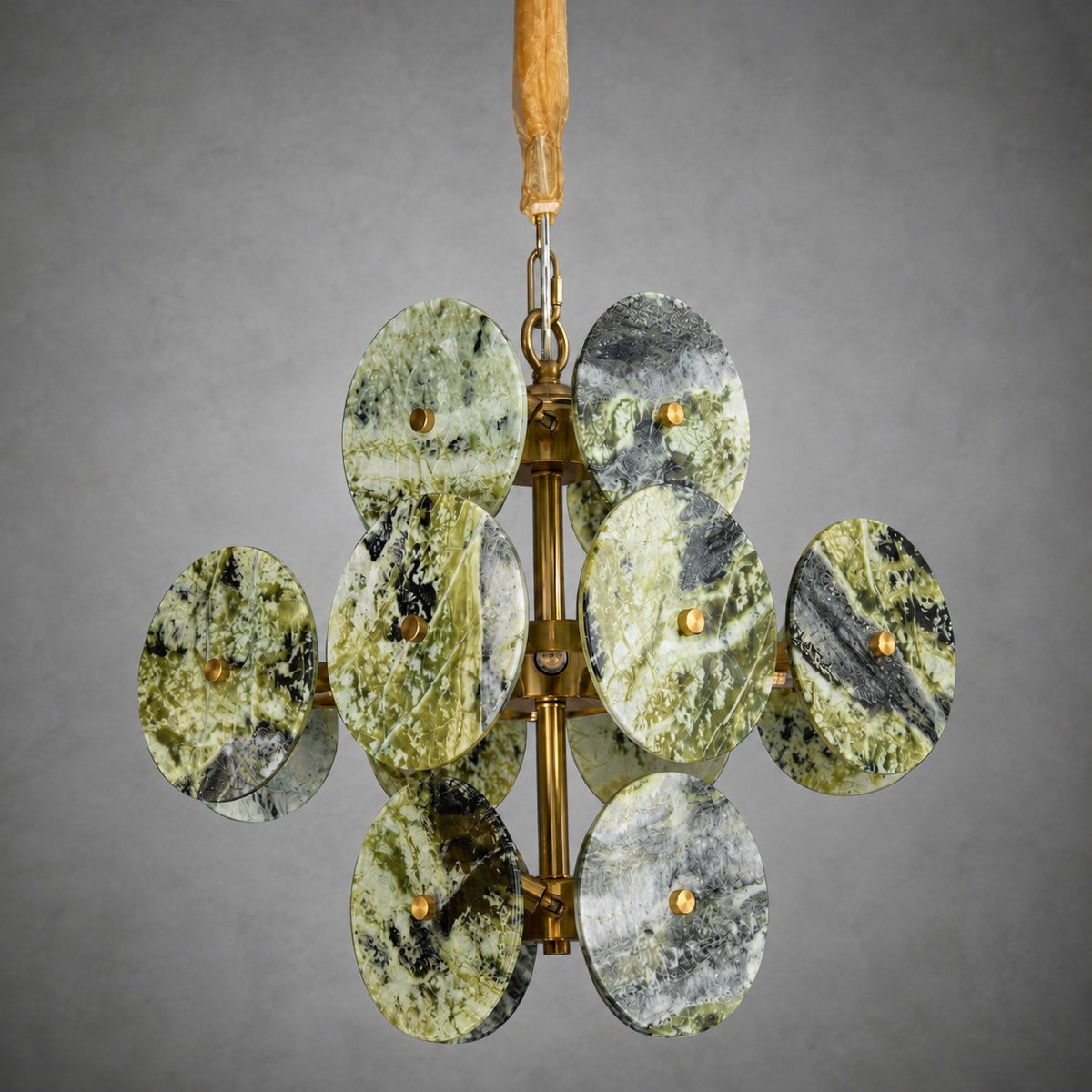 Modern Sculptural Luxury stone Cluster Chandelier