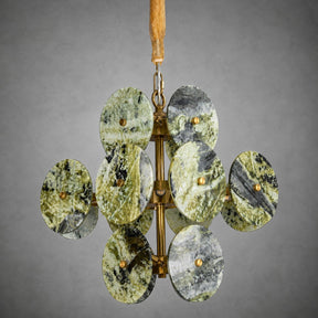 Modern Sculptural Luxury stone Cluster Chandelier