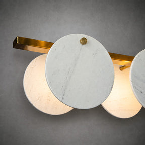 Modern Sculptural Luxury stone Linear Chandelier