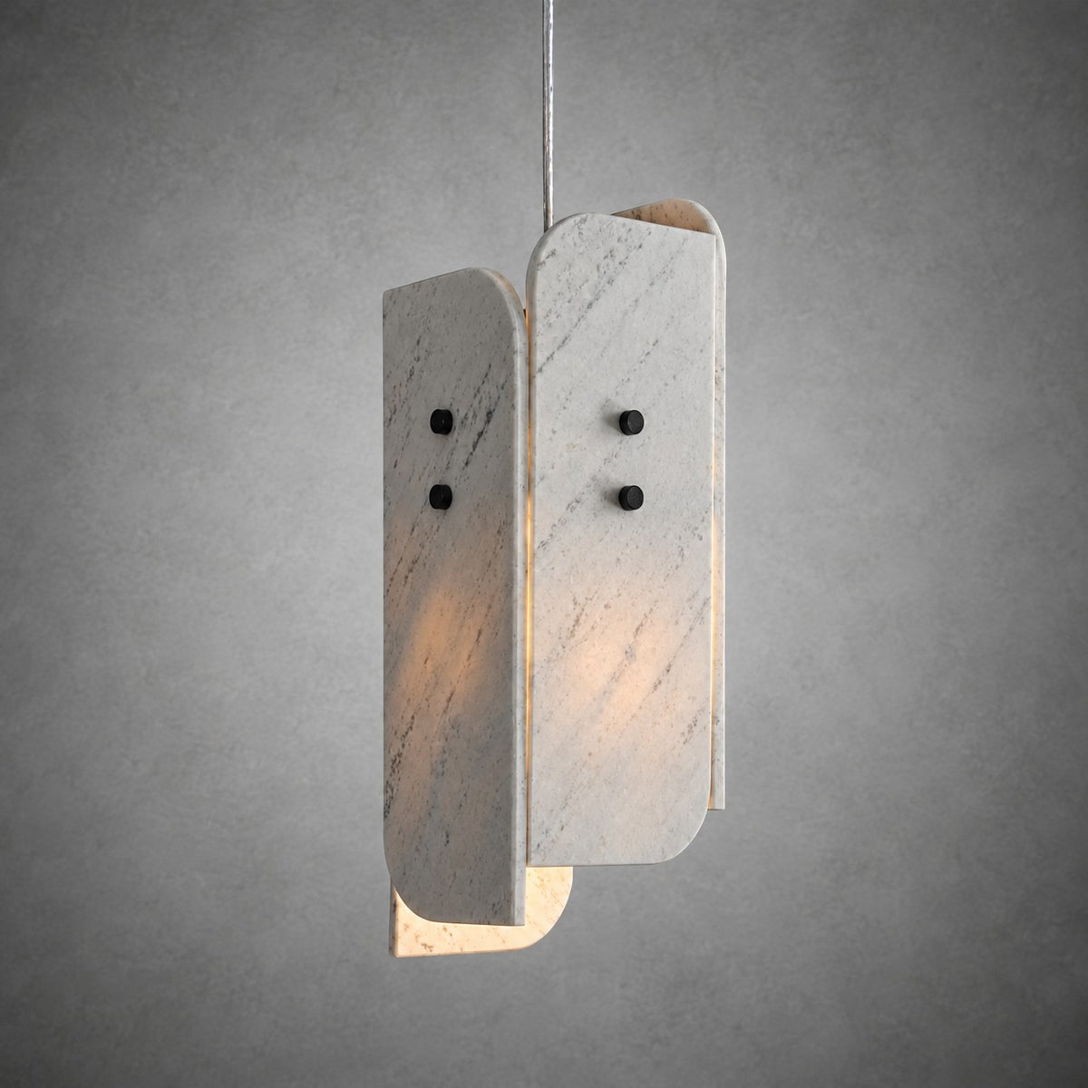 Modern Sculptural LuxuryStone Pendant Light