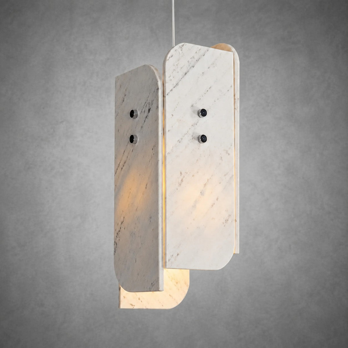 Modern Sculptural LuxuryStone Pendant Light