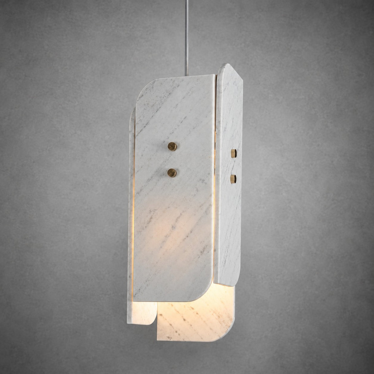Modern Sculptural LuxuryStone Pendant Light