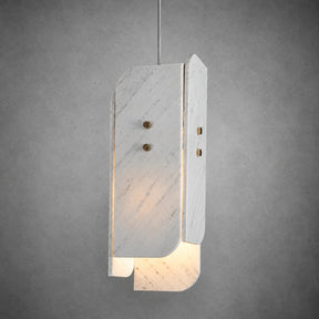 Modern Sculptural LuxuryStone Pendant Light