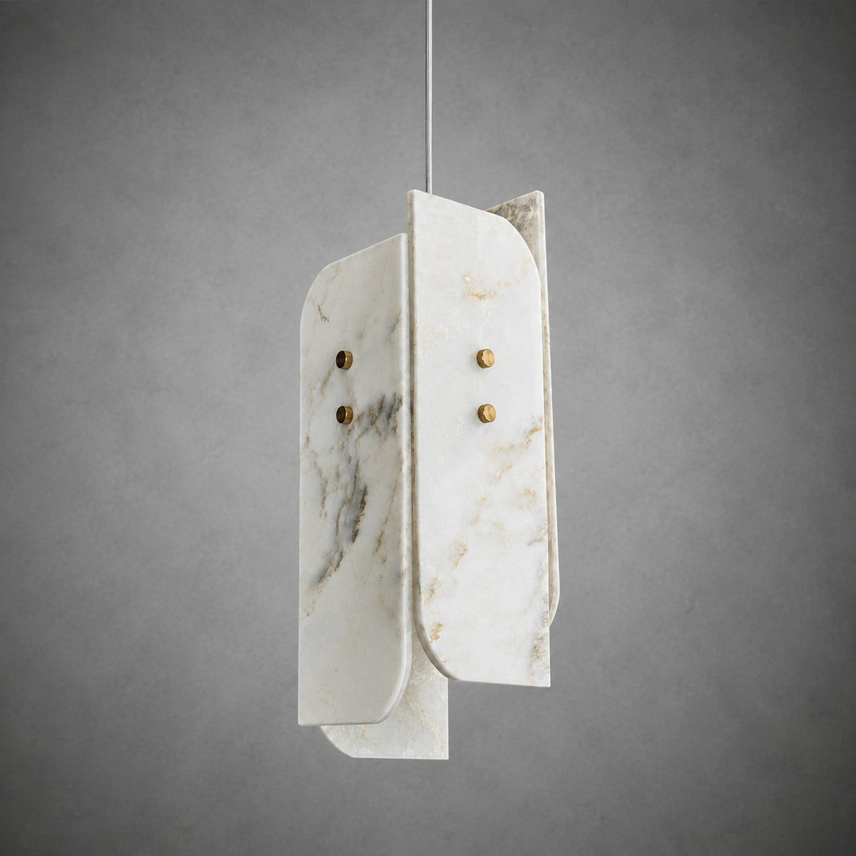 Modern Sculptural LuxuryStone Pendant Light