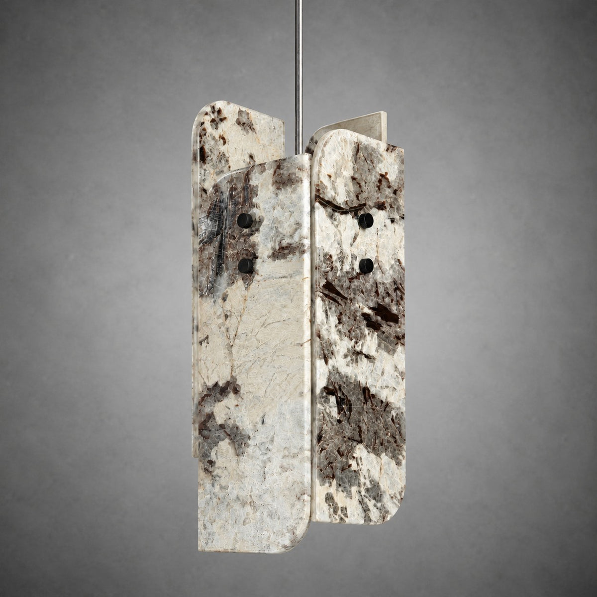 Modern Sculptural LuxuryStone Pendant Light