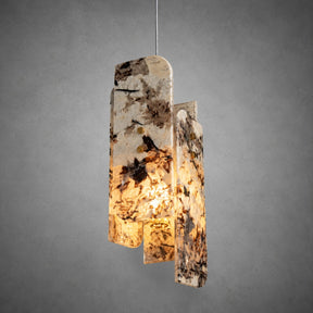Modern Sculptural LuxuryStone Pendant Light