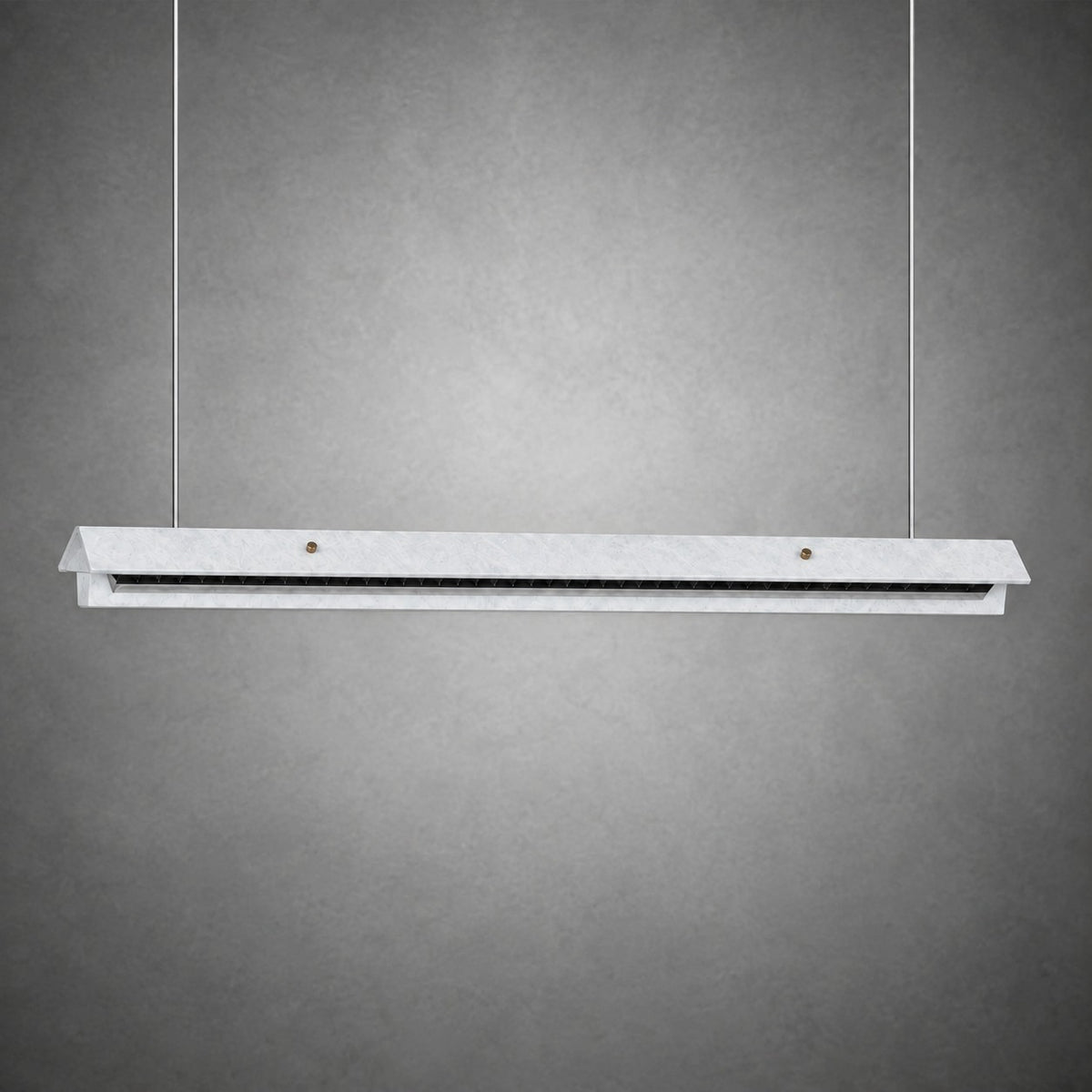 Modern Slim Luxury stone Linear LED Pendant Light