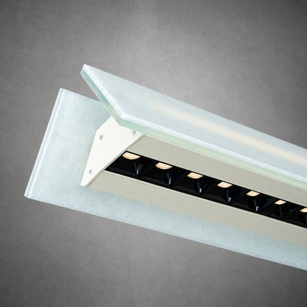 Modern Slim Luxury stone Linear LED Pendant Light