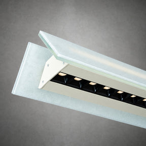 Modern Slim Luxury stone Linear LED Pendant Light