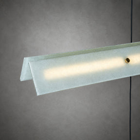 Modern Slim Luxury stone Linear LED Pendant Light