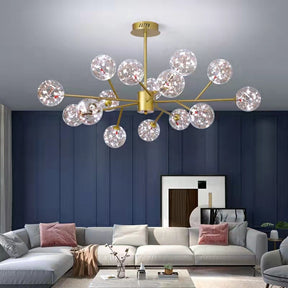 Modern Starlight Chandelier for Living Room Magic Beans Ceiling Light Molecular Dining Room Lamp