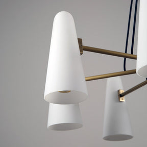 Modern Style Round Cone Glass Chandelier for Bedroom/Living Room/Dining Room