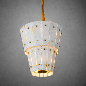 Modern Tapered Luxury stone Chandelier
