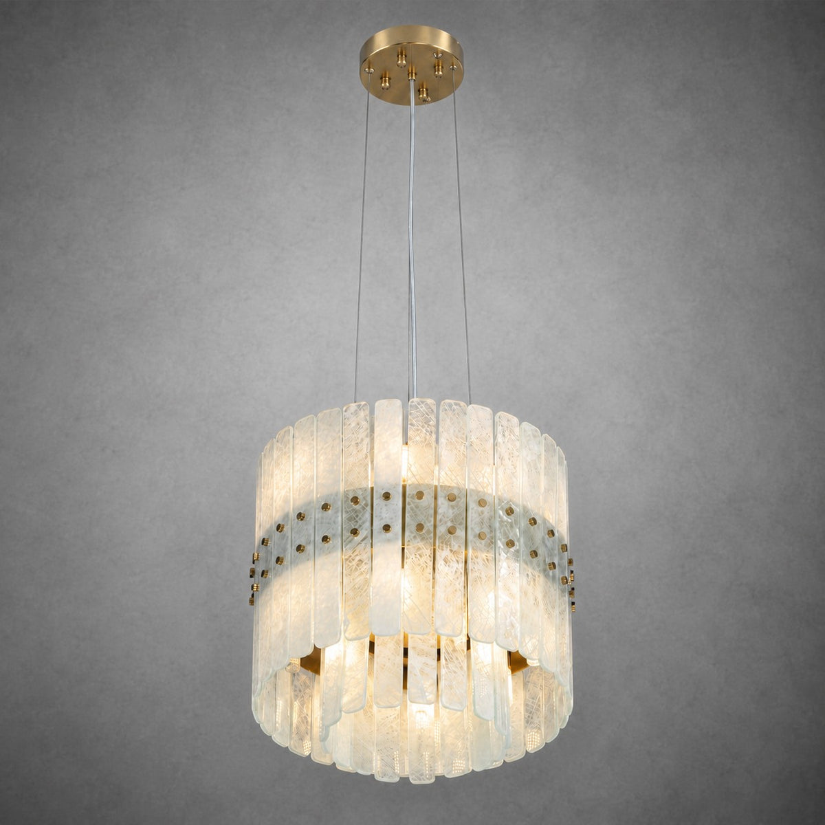 Modern White Crystal Luxury stone Chandelier