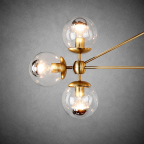 Modo Glass Globe Chandelier 37″