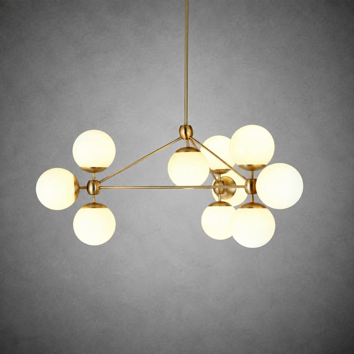 Modo Glass Globe Chandelier 37″
