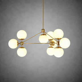 Modo Glass Globe Chandelier 37″