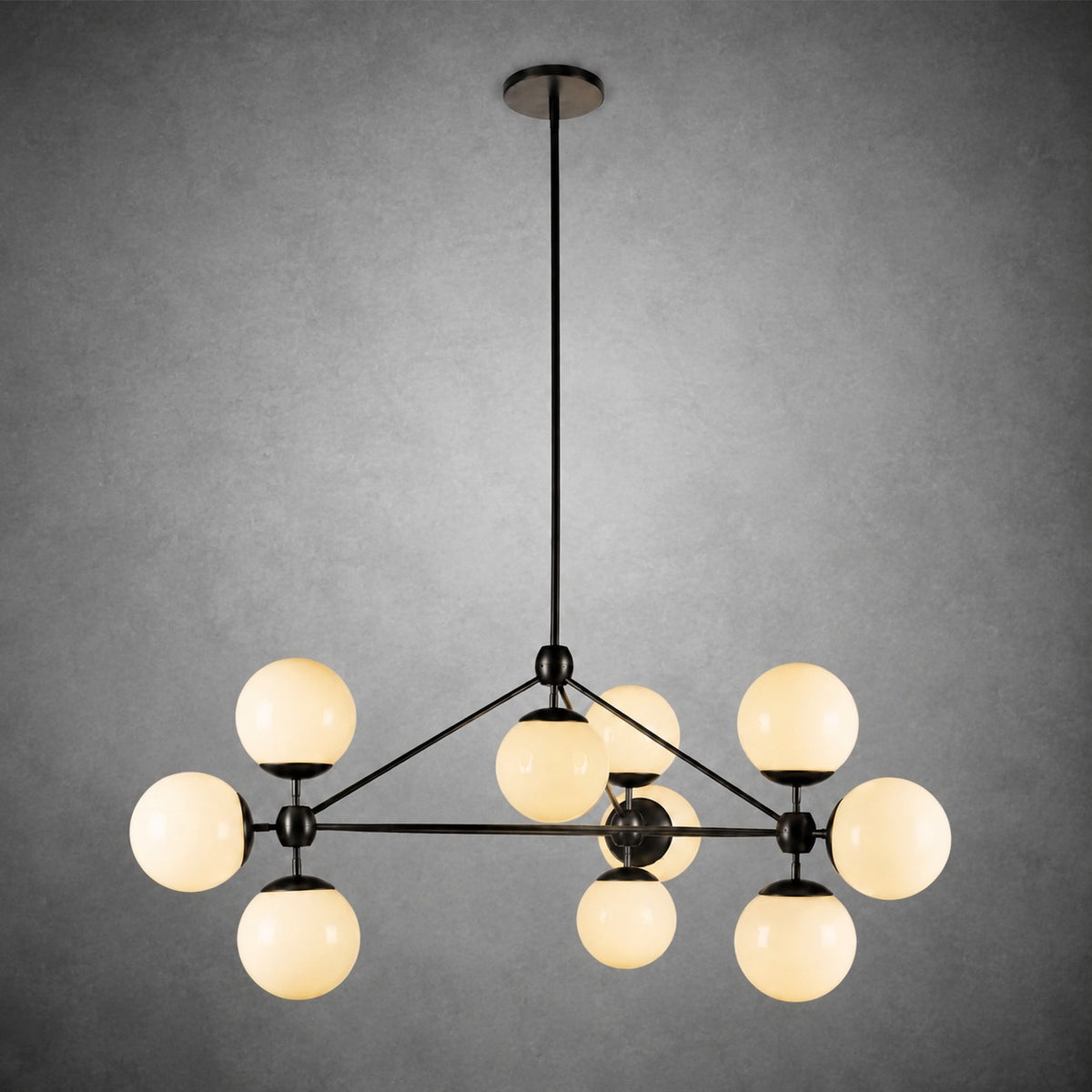 Modo Glass Globe Chandelier 37″