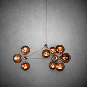 Modo Glass Globe Chandelier 37″