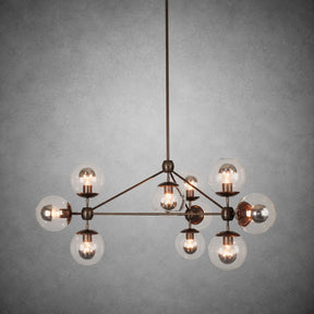 Modo Glass Globe Chandelier 37″