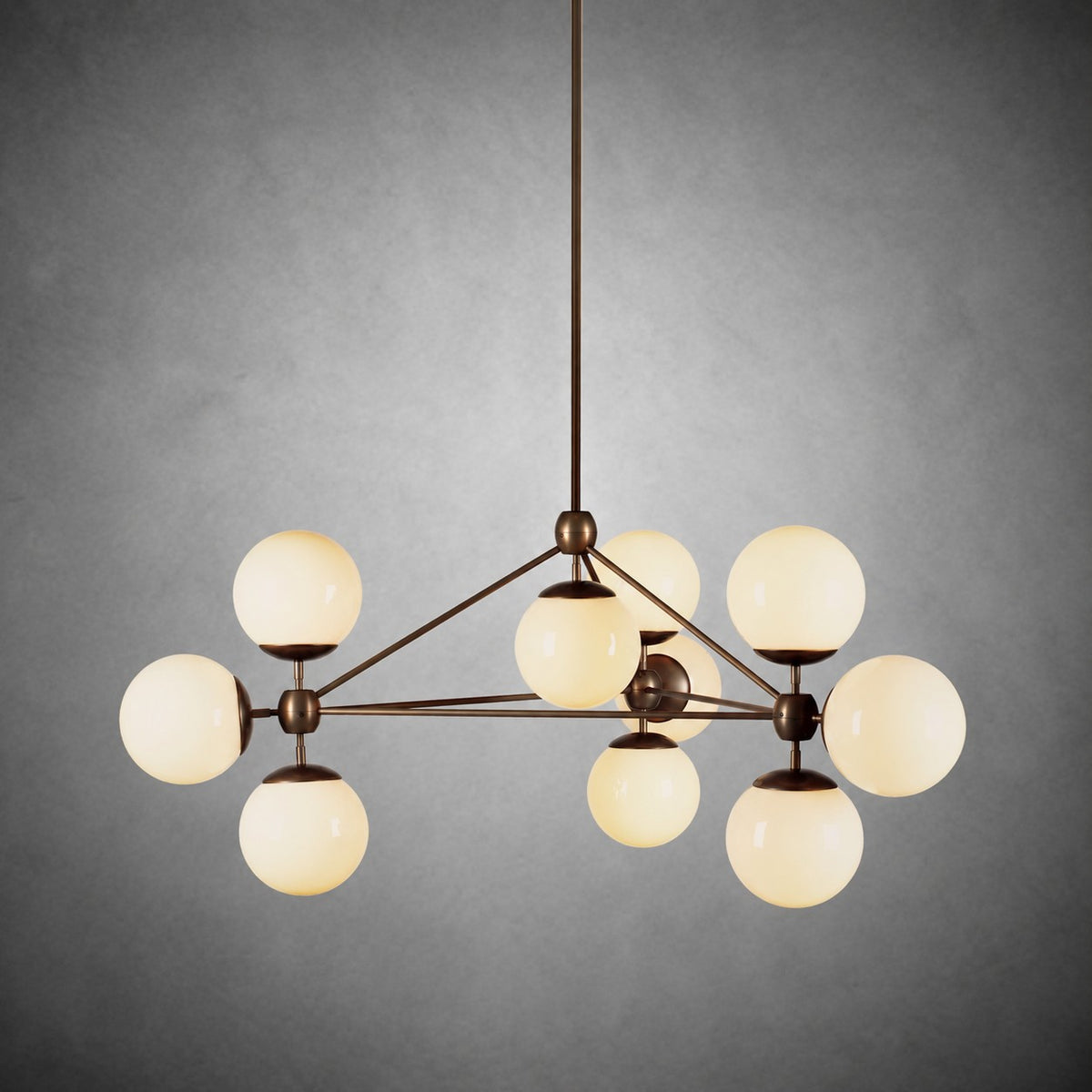 Modo Glass Globe Chandelier 37″
