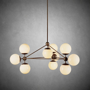 Modo Glass Globe Chandelier 37″