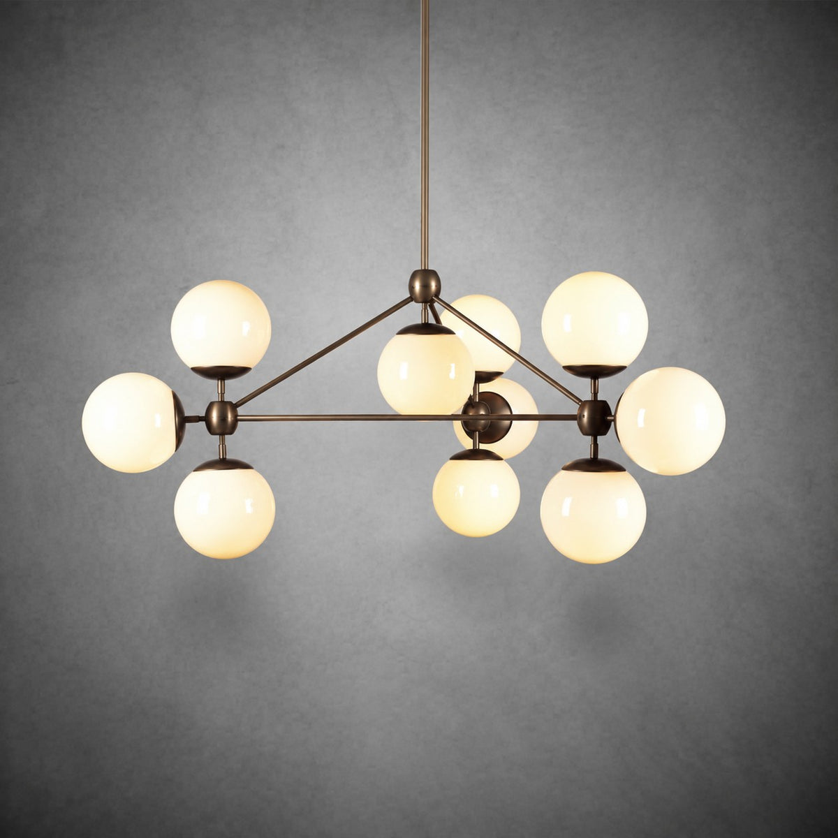 Modo Glass Globe Chandelier 37″