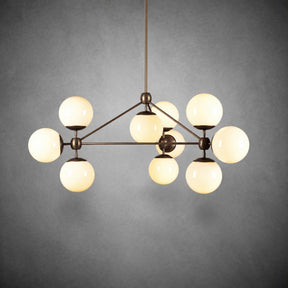 Modo Glass Globe Chandelier 37″