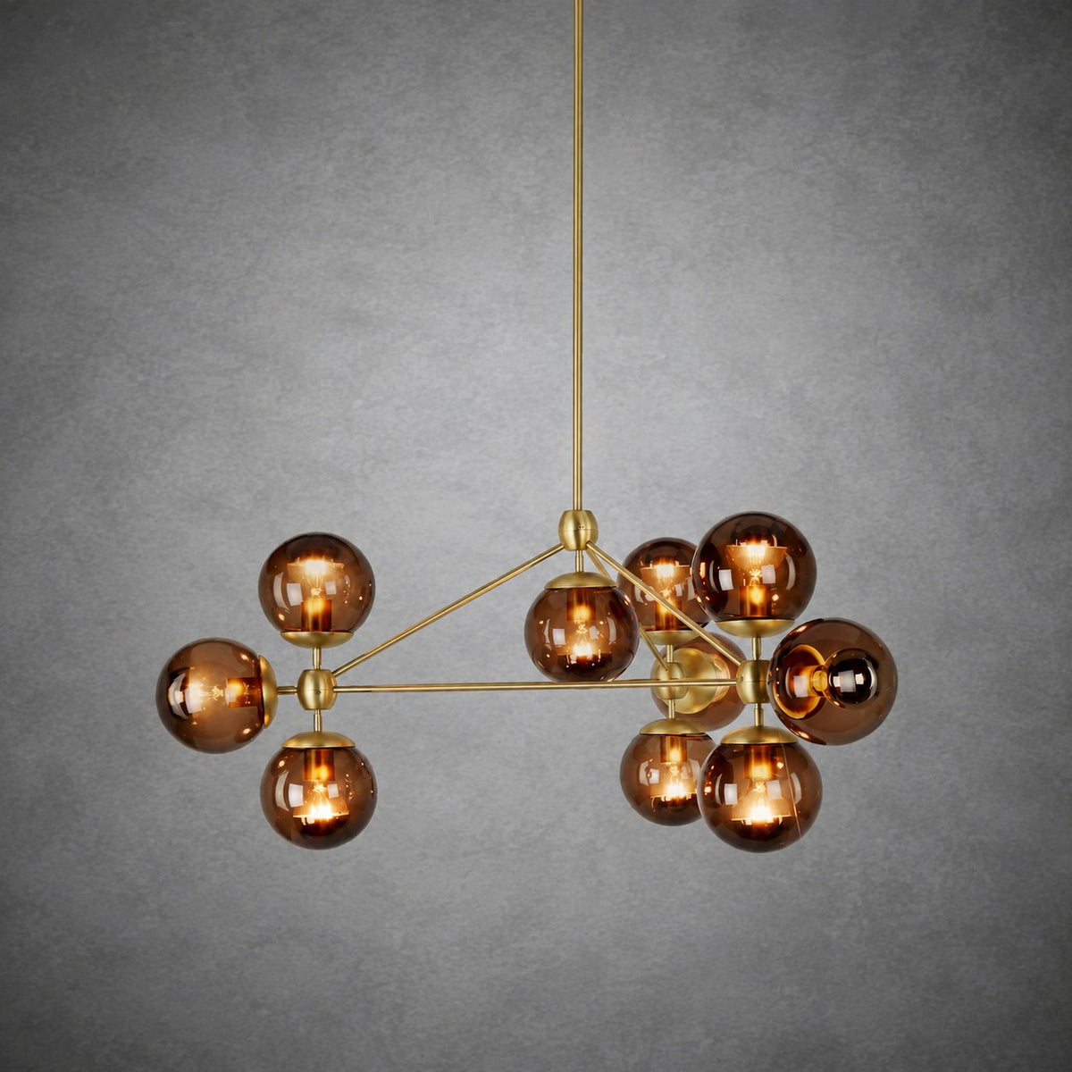 Modo Glass Globe Chandelier 37″