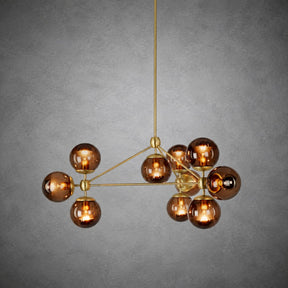 Modo Glass Globe Chandelier 37″