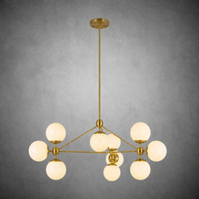 Modo Glass Globe Chandelier 37″