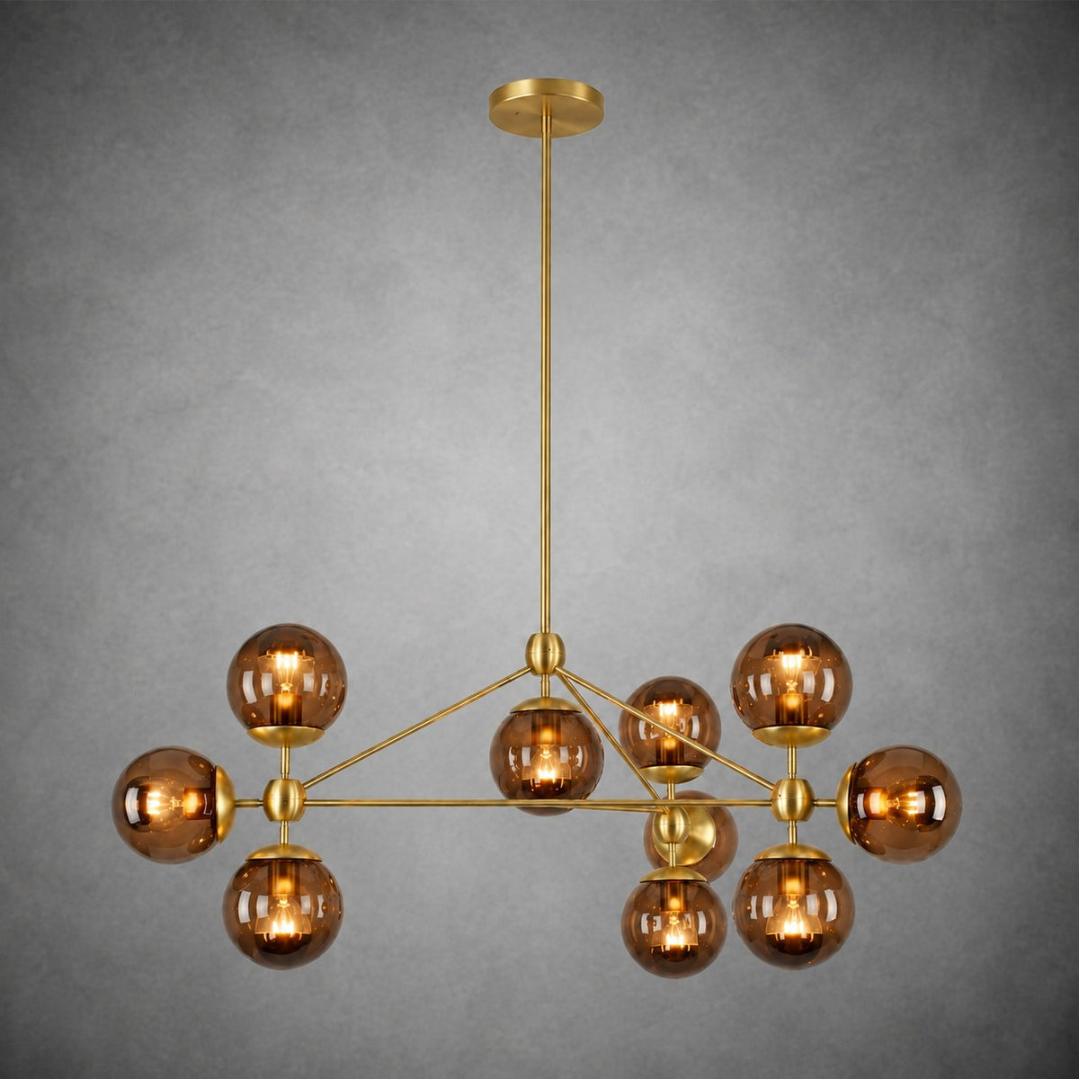 Modo Glass Globe Chandelier 37″
