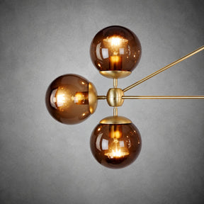 Modo Glass Globe Chandelier 37″