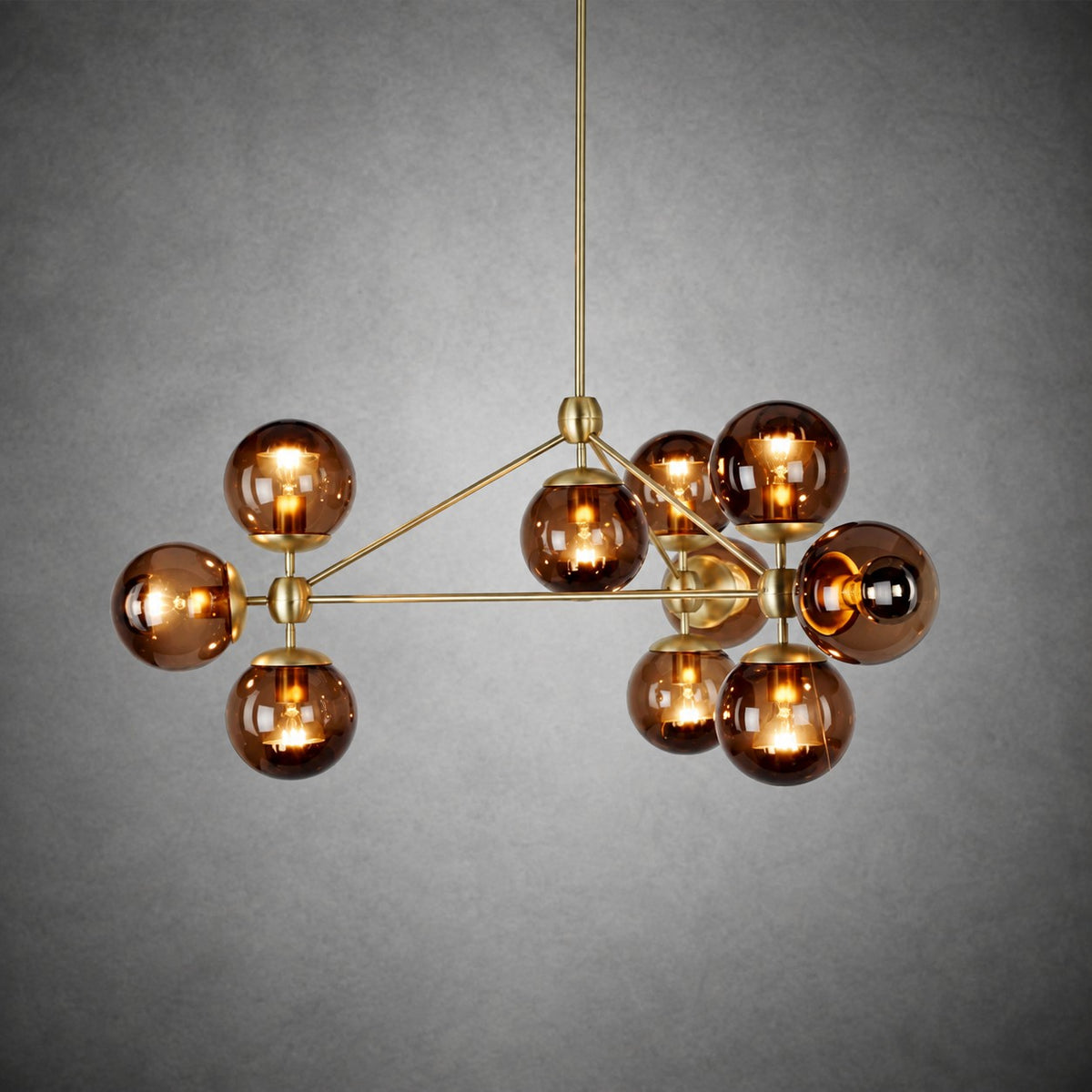 Modo Glass Globe Chandelier 37″