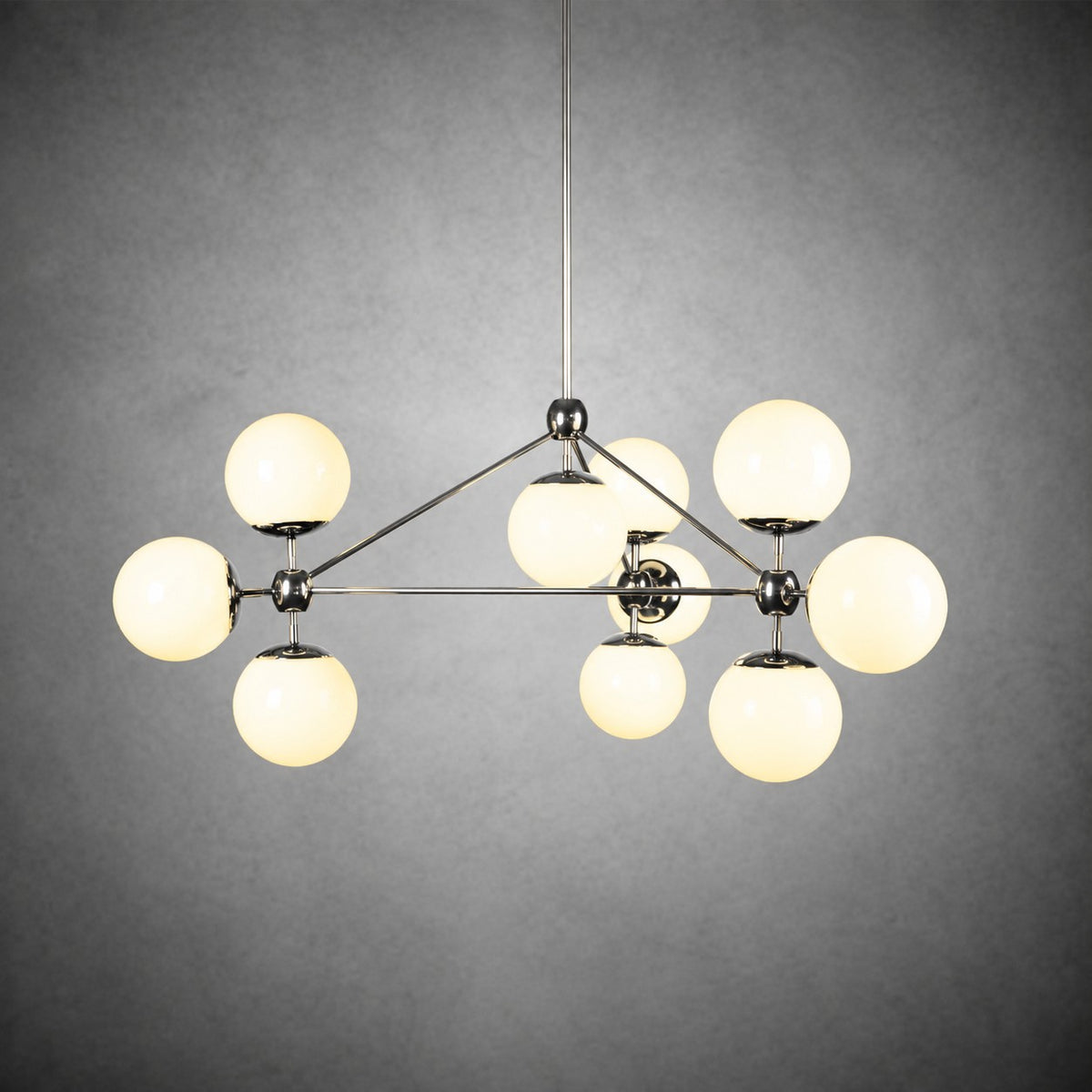 Modo Glass Globe Chandelier 37″