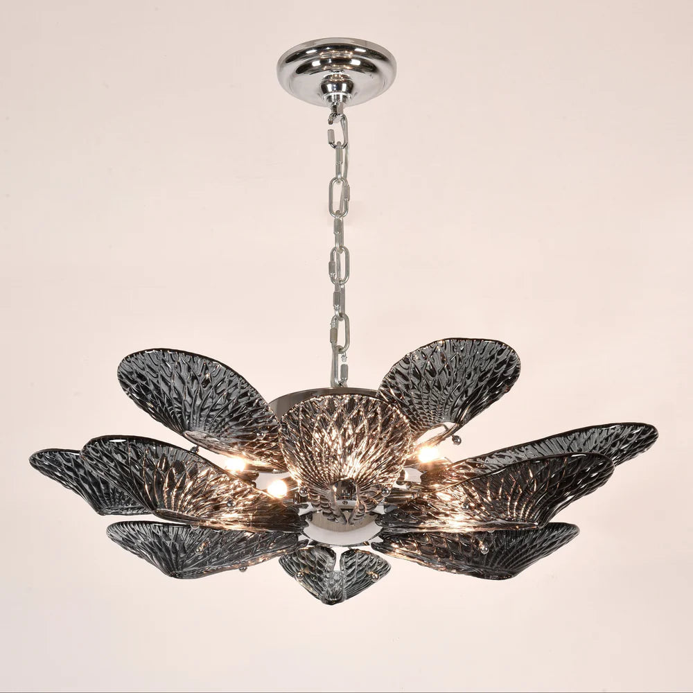 MS Bella Murano Glass Flower Chandelier
